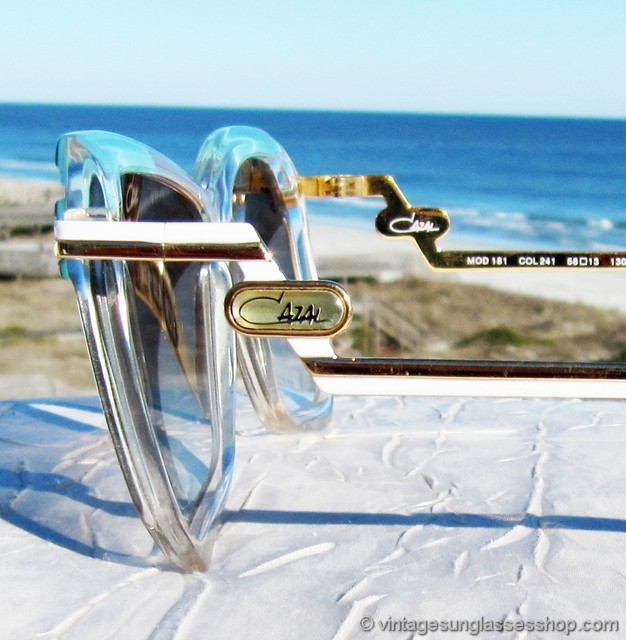 Lunette cazal blanche deals